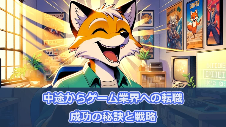 中途からゲーム業界への転職｜成功の秘訣と戦略