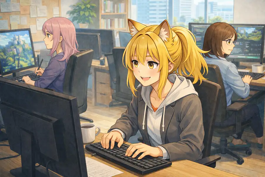 女性従業員
